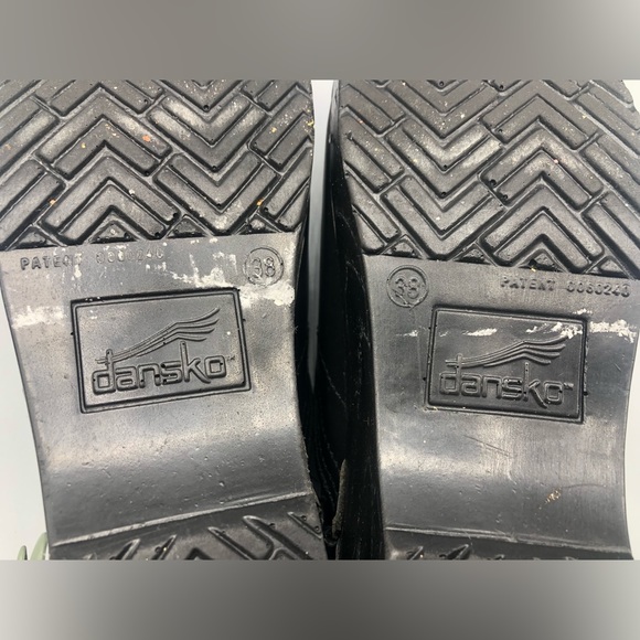 Dansko Professional Classic Black Leather Clog Nursing Size 38 US size 7.5 8 - Picture 14 of 14